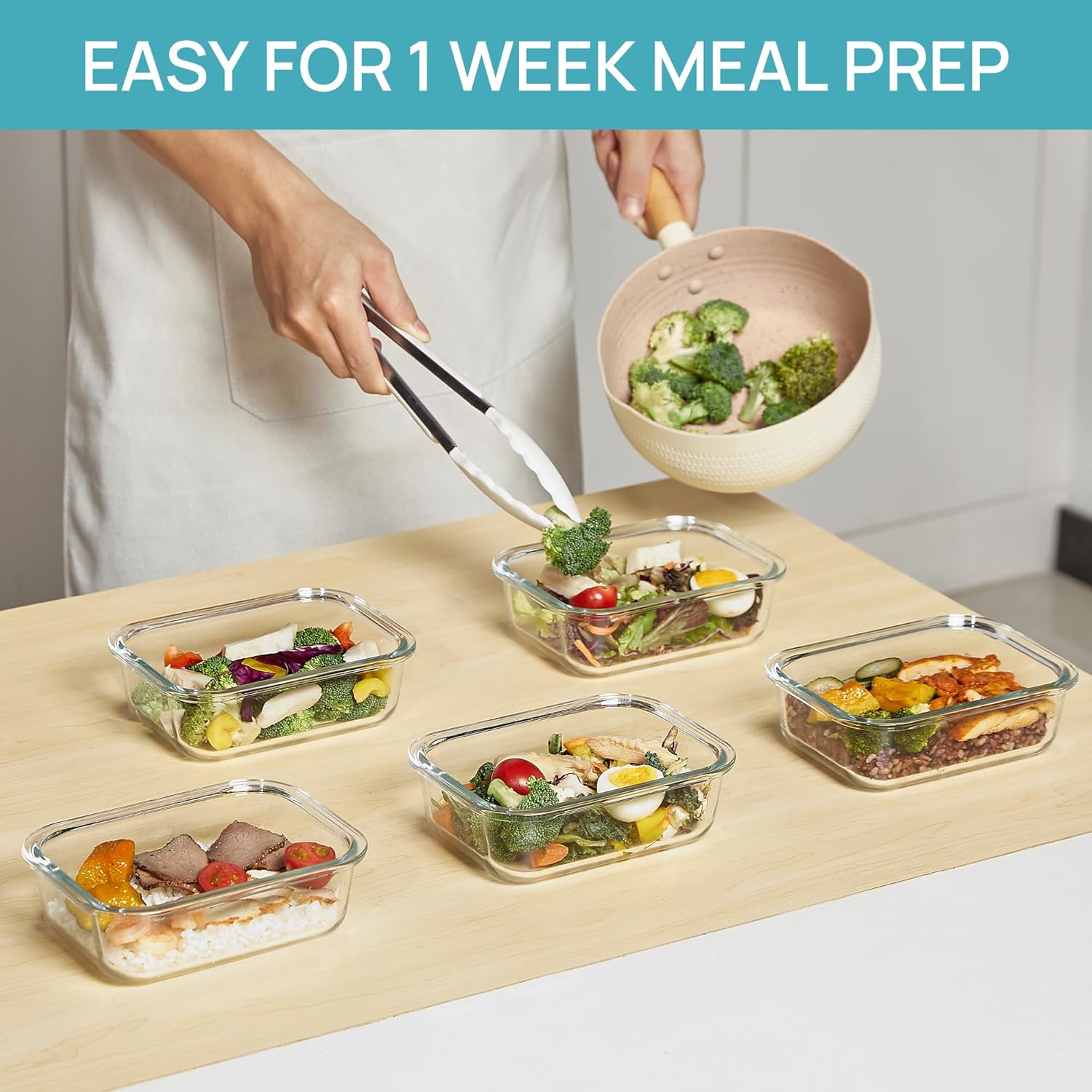 Glass Meal Prep Containers